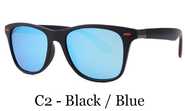 C2 Polarized light LVVKEE классические квадратные поляризованные солнцезащитные очки для мужчин и женщин, брендовые дизайнерские Винтажные Солнцезащитные очки для вождения, мужские очки UV400 Gafas De Sol - Цвет линз: C2 Polarized light