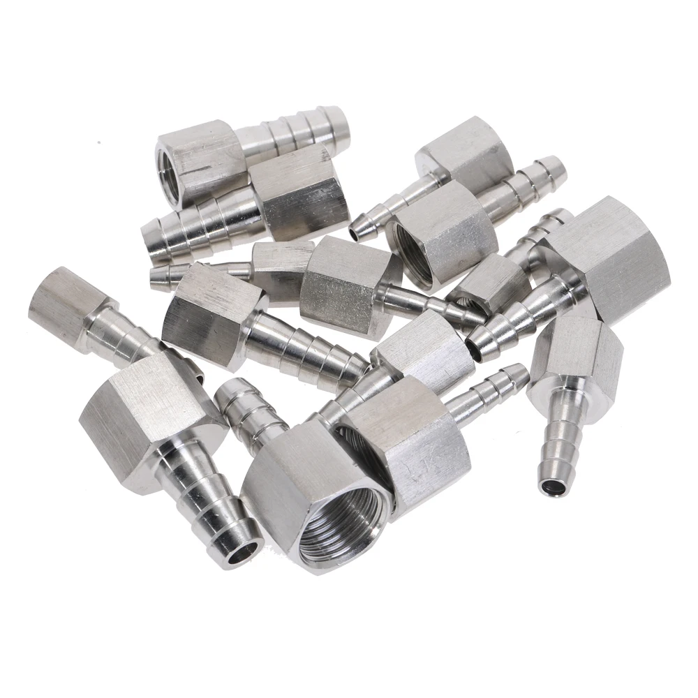 Нержавеющая сталь 304 BSP 1/8 &quot1/4&quot 3/8 &quot1/2&quot резьбовые фитинги для труб хвостовый