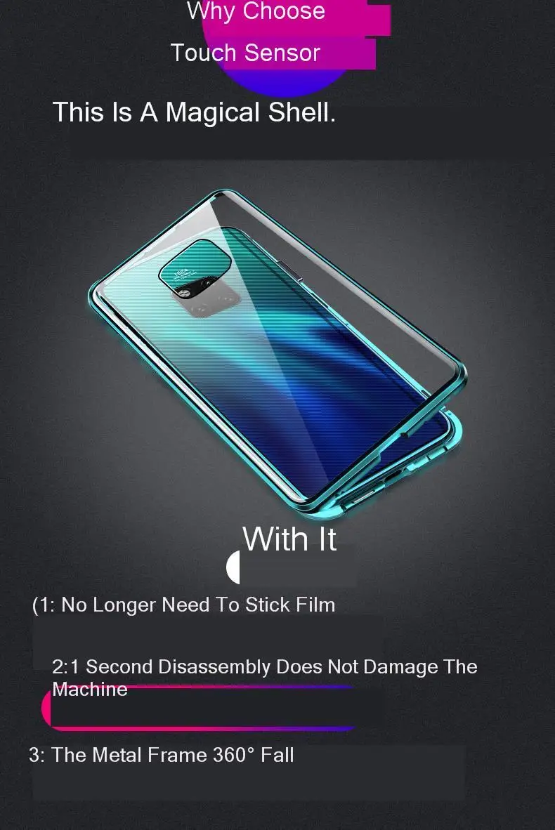 Магнитный 360 Полный Чехол для huawei mate 20 Pro P30 mate 20 Lite металлический передний задняя крышка из закаленного стекла huawei mate 20 Pro 20X чехлы