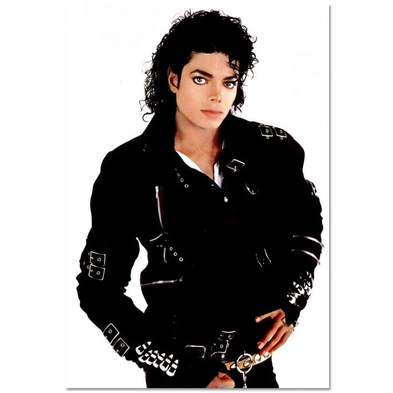 Пользовательский холст Настенный декор звезда Майкл Джексон Красочный постер