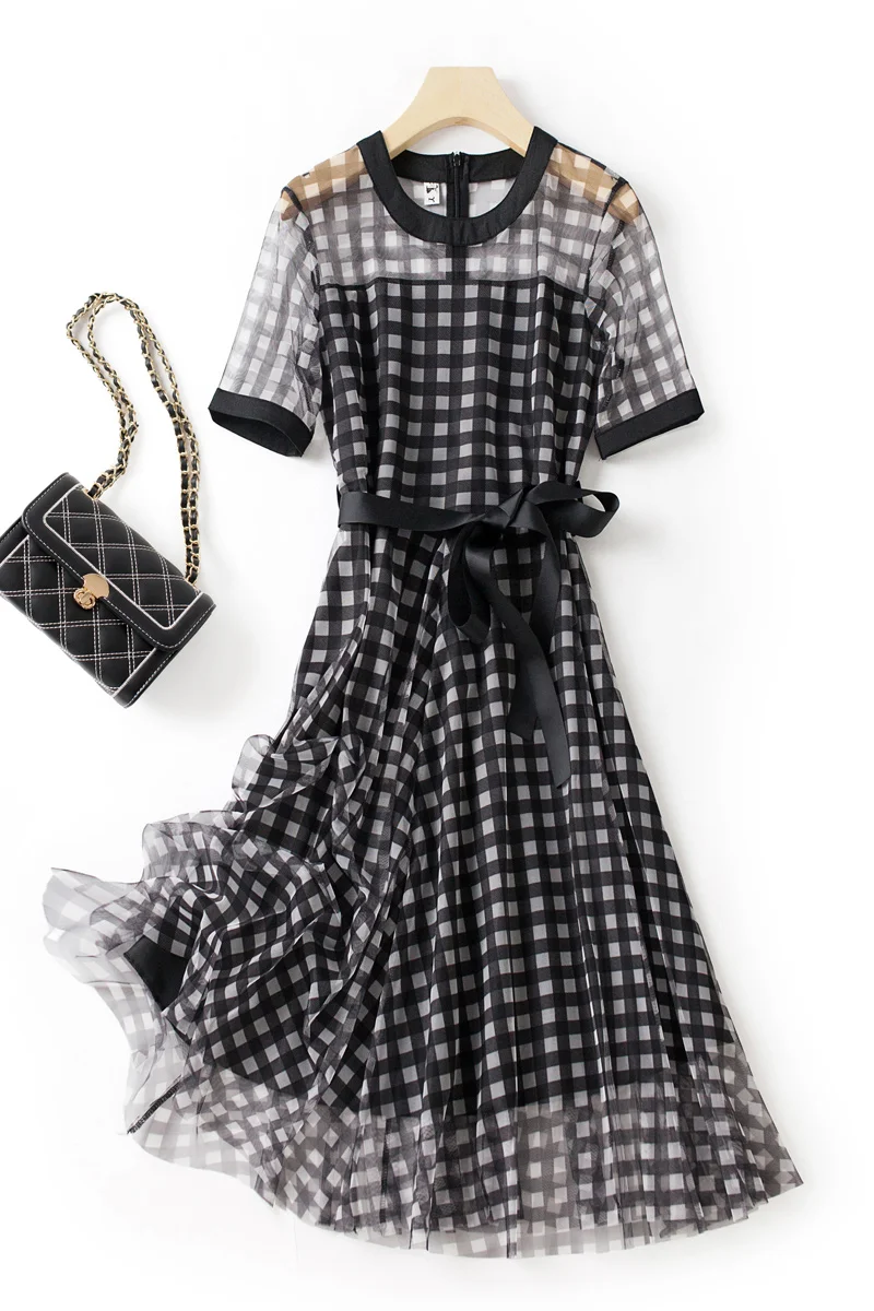 

French Minority Small Dress 2021 New Summer Sweet Salt New Skirt Women's Popular Mid Long Skirt