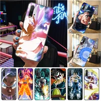 figure dragon super warrior anime color painting phone case for xiaomi redmi 9 9t 9a pro carcasa back cover