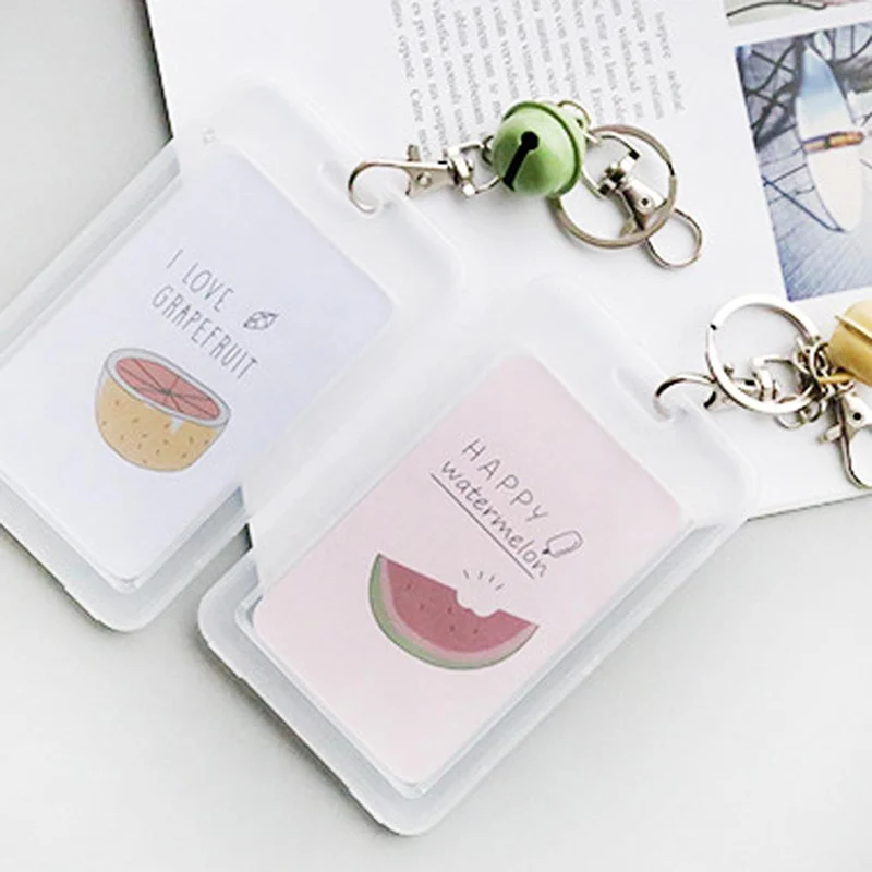 Милый чехол с держателем для ID карт Kawaii бизнес-автобуса банка кредитная карта