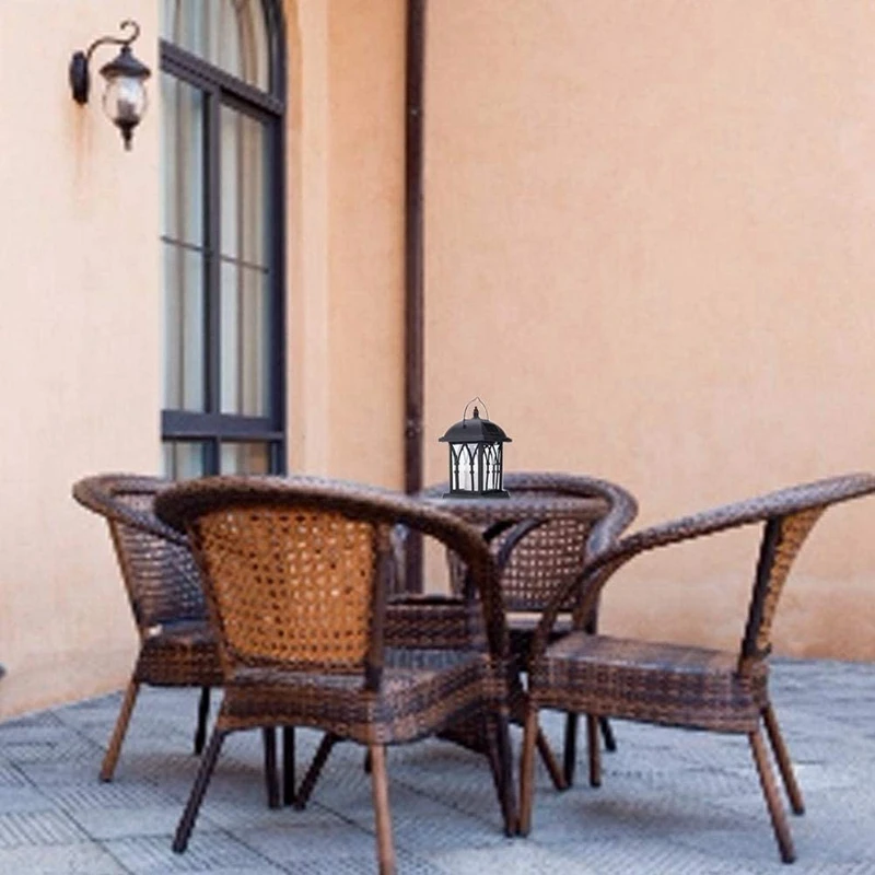 Водонепроницаемый переносной подвесной светильник на солнечной батарее уличный