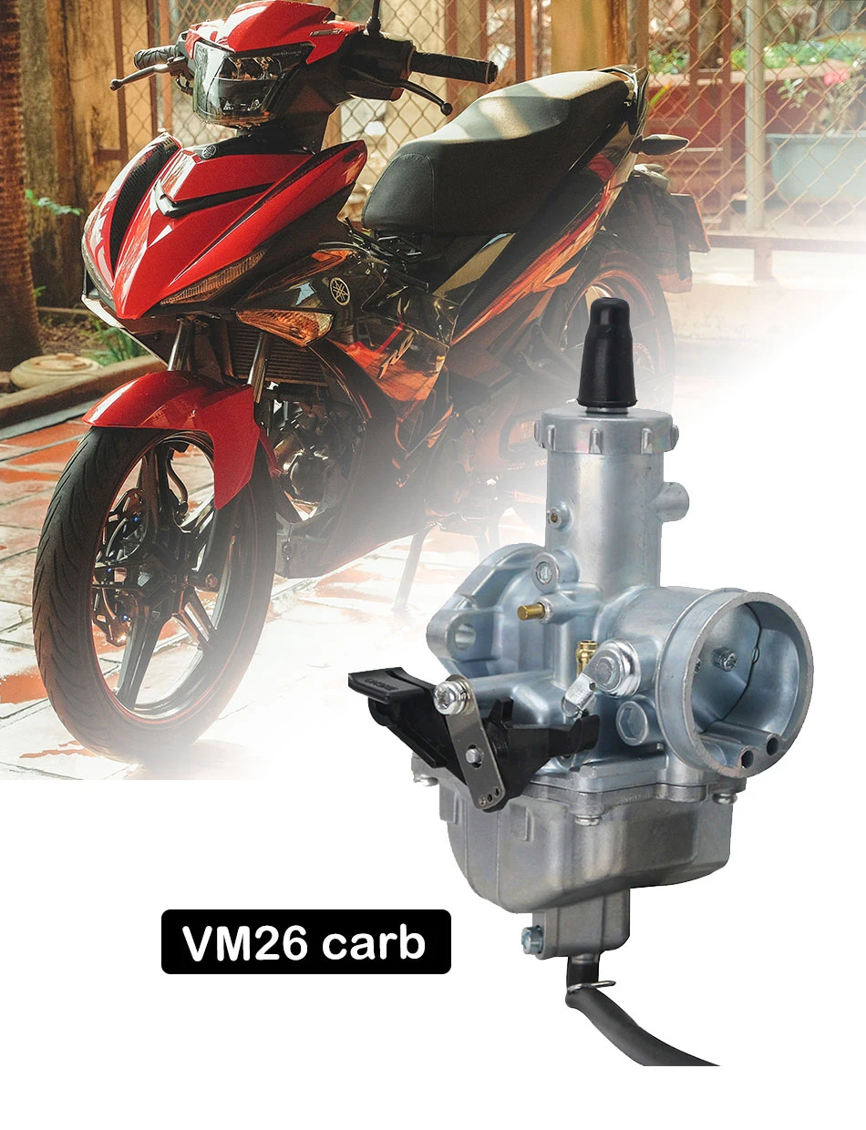 ZS MOTOS 30 мм Mikuni VM26 карбюратор Carby Carb для 150cc 160cc 200cc 250cc CRF KLX TTR XR датчик давления мотоцикл для езды по бездорожью мотоцикл