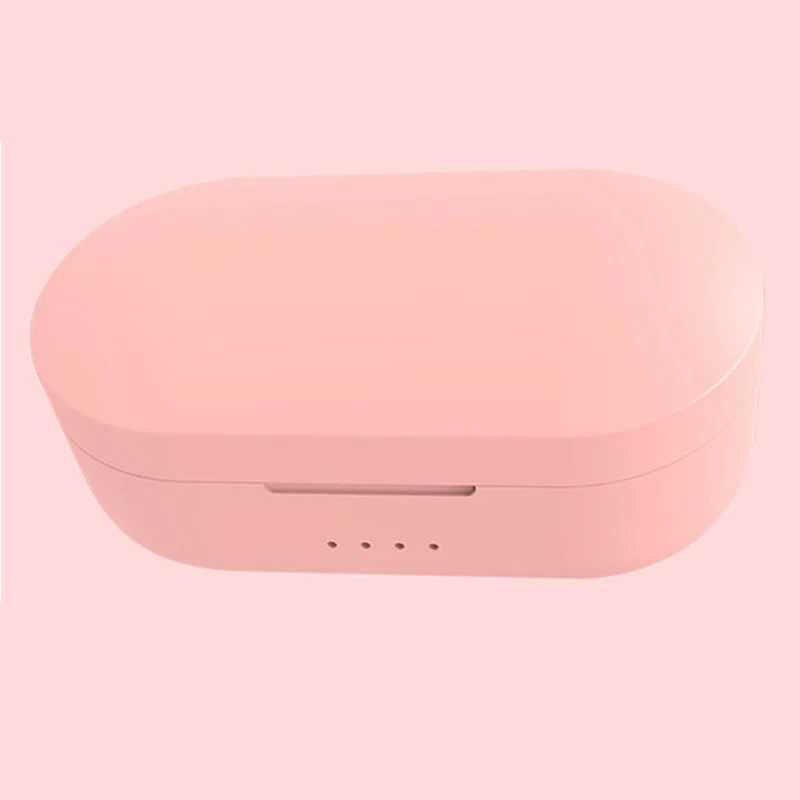 Robotsky TWS-M1 беспроводные Bluetooth наушники стерео гарнитура с микрофоном Bluetooth 5,0 бас-наушники - Цвет: Розовый