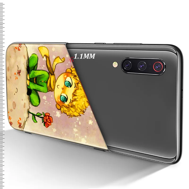 

The Little Prince Fox For Xiaomi Mi 11 11i 10T Note 10 9T 9 SE 8 Lite Pro Ultra 5G TPU Silicone Black Phone Case