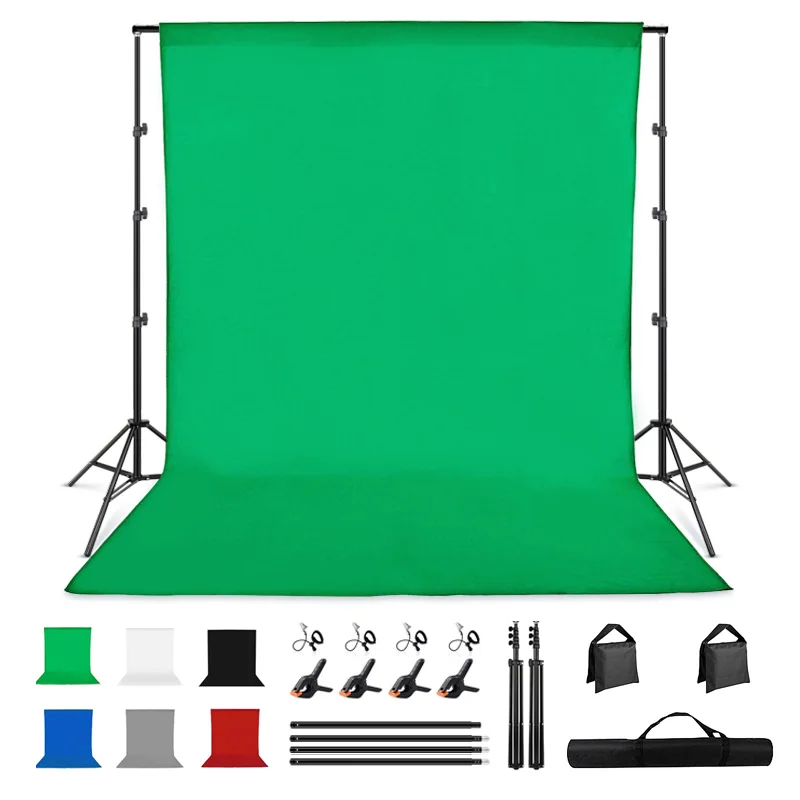 Система поддержки фона для фотосъемки хромакей 2 6x3 м | Электроника