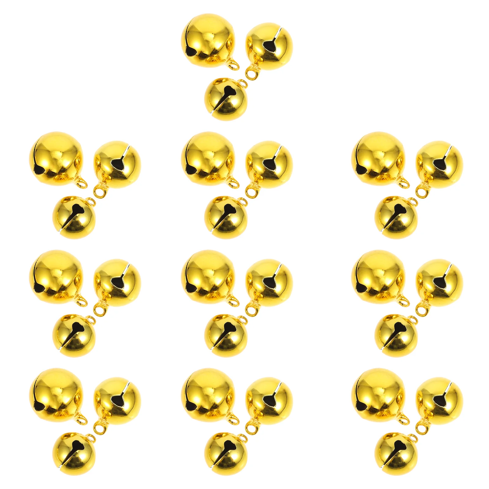 

30 шт., декоративные колокольчики для новогодней ёлки