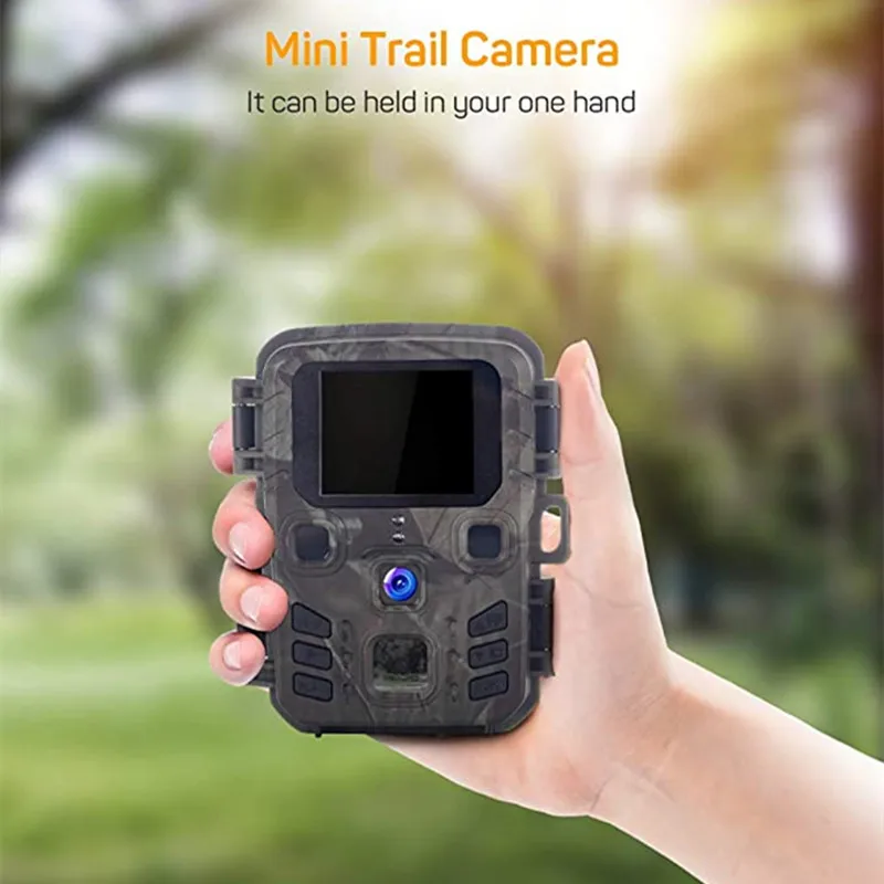 

MINI Hunting Trail Camera 12MP 1080P Night Vision 0.45s Trigger Time Photo Trap Wildlife Foto Chasse Scout Guard Surveillance