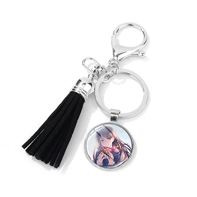 Style 20 SONGDA аниме Noragami Aragoto Yato Lki hijori Yukine Брелок высокого качества 3D печатное стеклянное искусство Подвеска Брелок для ключей с кисточкой держатель - Цвет: Style 20