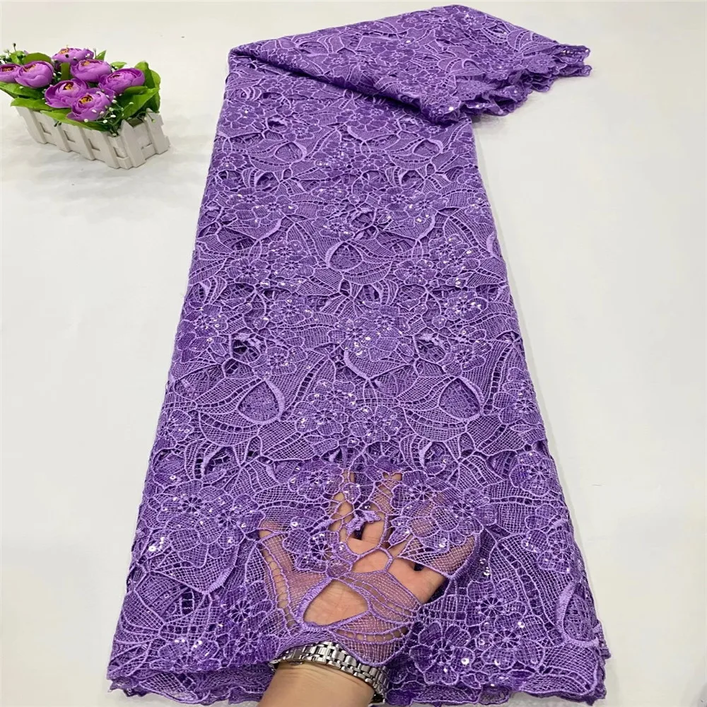Новейшие французские гипюровые нигерийские кружевные ткани 2021 вышивка
