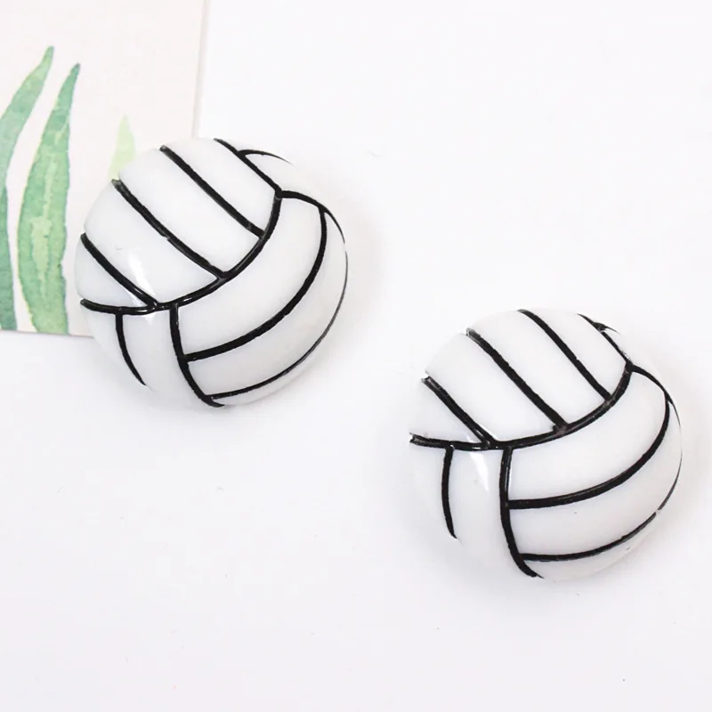 Volleyball 2 шт. 3D Футбол Баскетбол волейбол Гольф холодильник магниты на холодильник магнитные наклейки украшение на холодильник наклейки - Цвет: Volleyball