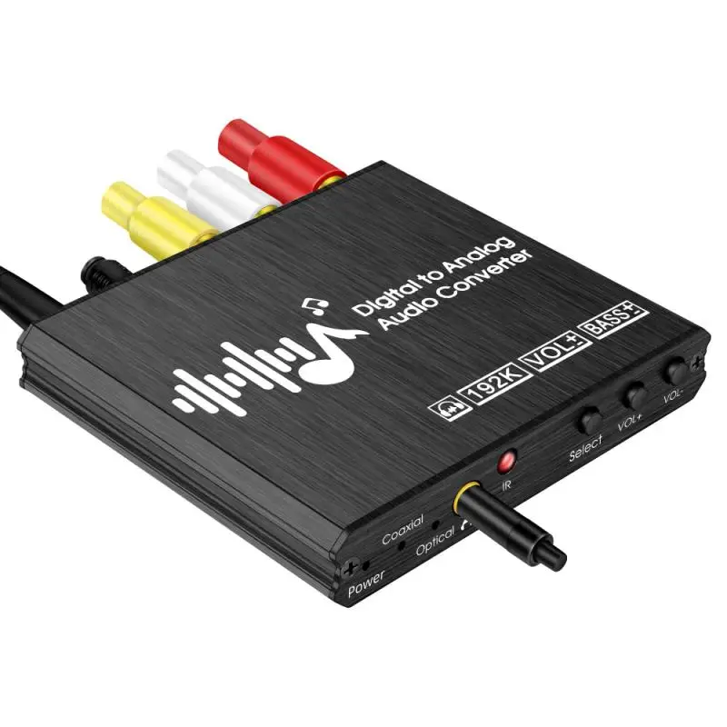 Преобразователь AY82PRO цифро-аналоговый с контролем басов и громкости 192kHz24Bit