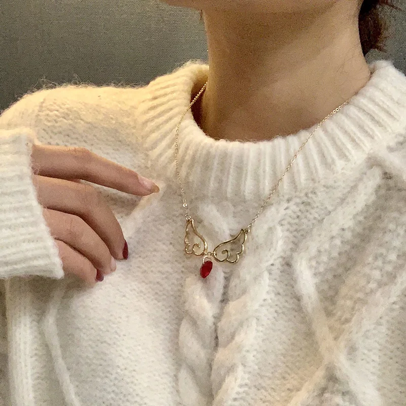 Новинка 2020 лидер продаж модные Романтические красные крылья любви милая девушка