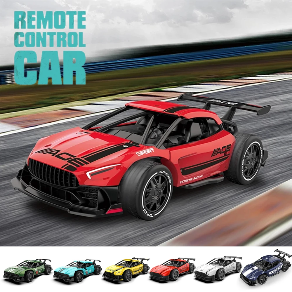 

Infant Shining RC Cars Radio Control 2.4G 4CH Race Car Toys for Children 1:24 High Speed Electric Mini Rc Drift Driving Car Toy