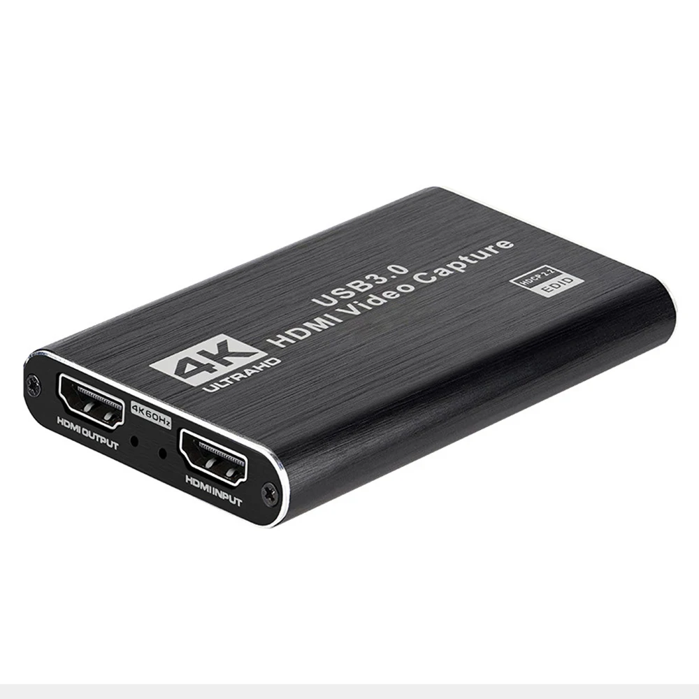 Совместимая с HDMI Карта видеозахвата 4K запись USB3.0 1080P 60FPS устройство захвата игр