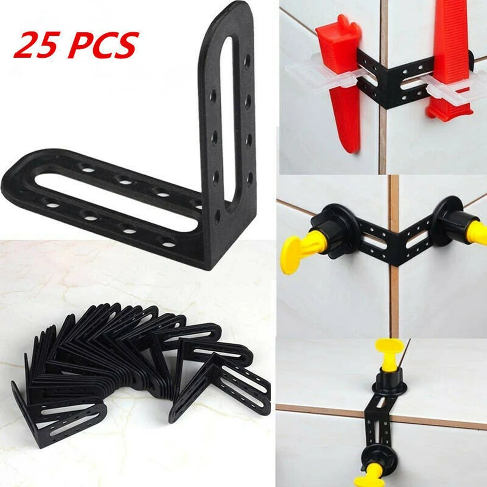 

New Arrivals 25Pieces/Set Male Angle Leveling Tool Can Be Used With Tile Leveler Spacers To Locate And Leave Seams Free Shipping