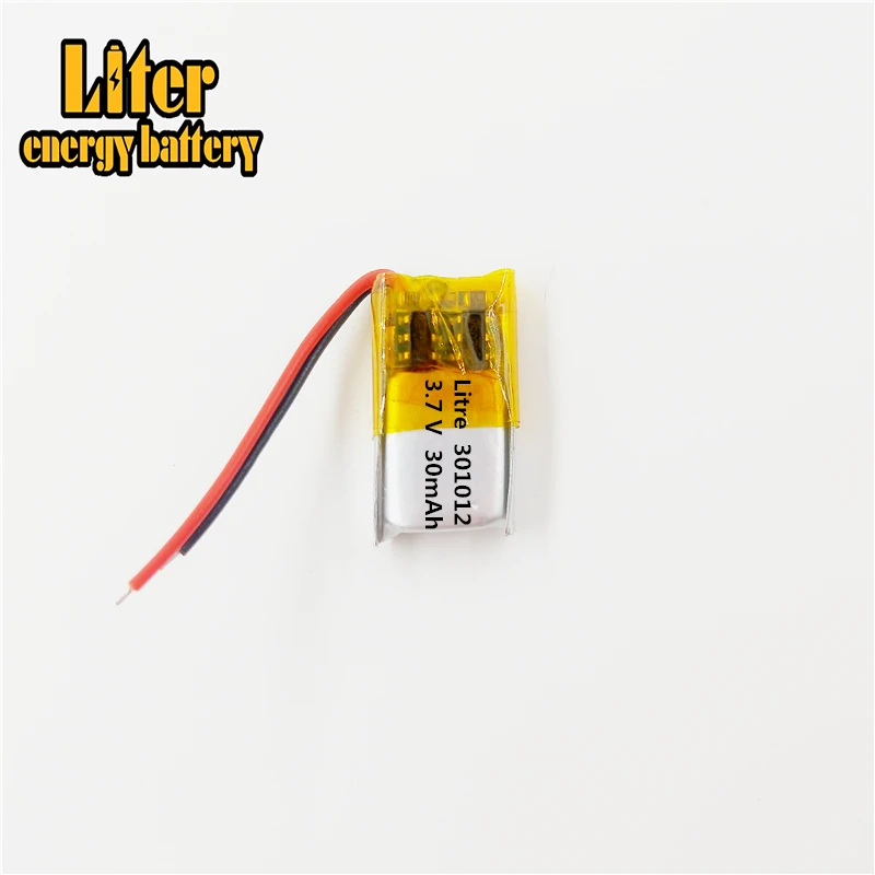3 7 V полимерная литиевая батарея 301012 30MAH электронная настольная маленькая игрушка
