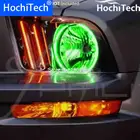Цветная (RGB) светодиодный Ангельские глазки COLORSHIFT Фар Halo для Ford Mustang 2005 до 2009 Фар Halo Ангельские глазки комплект