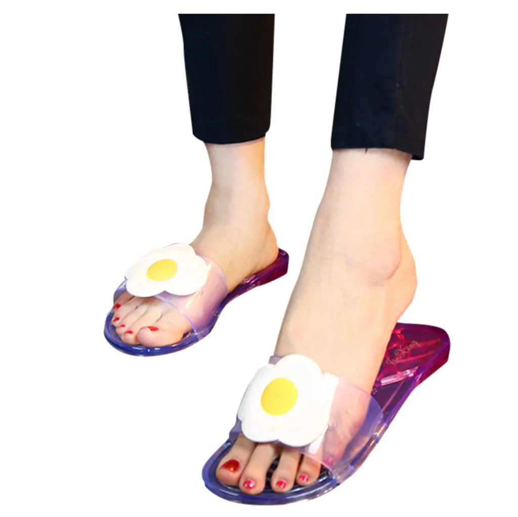 Сандалии SAGACE женские пляжные прозрачные тапочки желе из ПВХ полупрозрачные