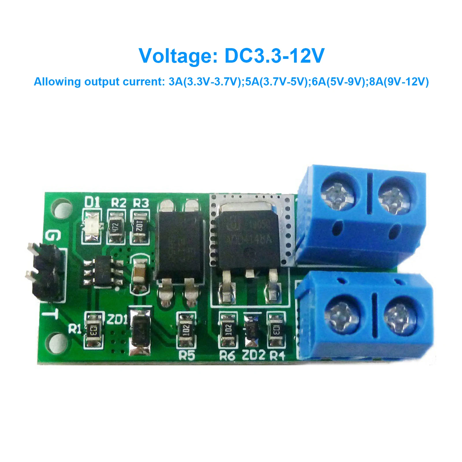 

9V-24V 8A Low Pulse Trigger Board Flip-Flop Latchs Relay Module Bistable Self-Locking Switch