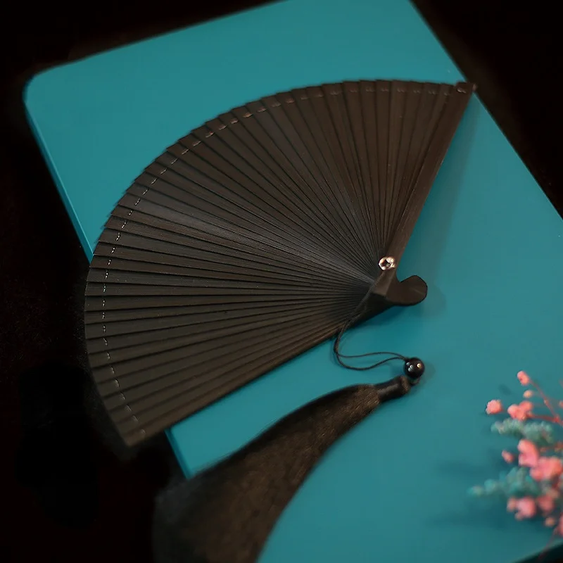 

Chinese Hand Fan Classical Small Bamboo Dance Fans Portable Lady Painted Fan Abanicos Para Boda Abanico De Mano Summer Fans