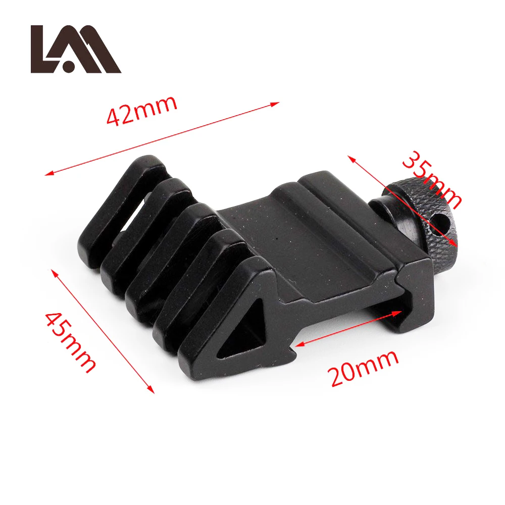 Тактическое крепление для прицела с углом 45 градусов алюминиевое смещение 4