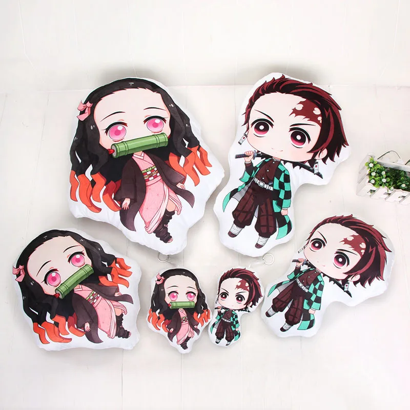 Demon Slayer Kimetsu no Yaiba Kamado Nezuko Plush Toys Stuffed 18-45cm Pillow for Kids Boys Children Birthday | Игрушки и хобби