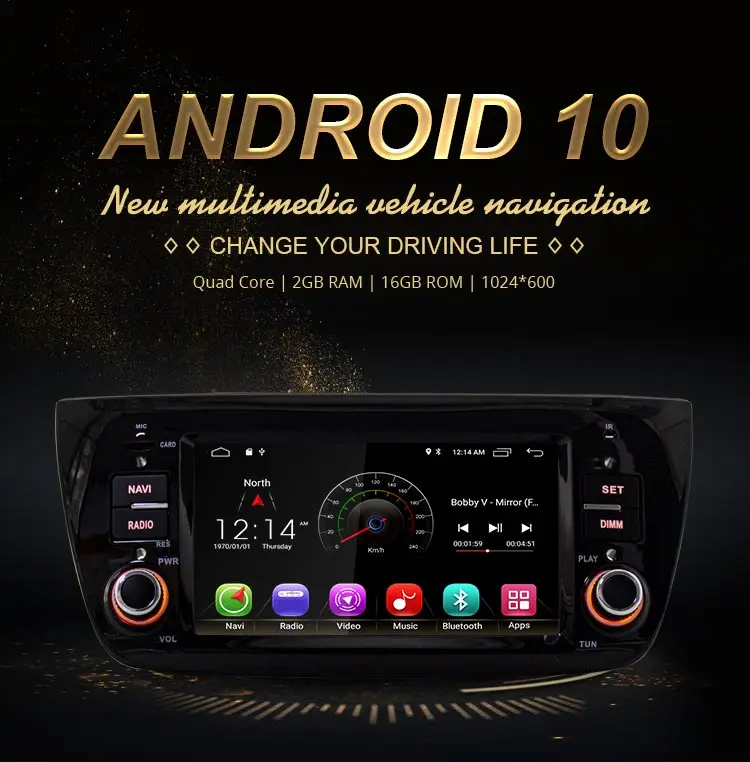 JDASTON Android 10,0 1 Din автомагнитола для FIAT DOBLO Opel Combo Tour 2010- Автомобильный мультимедийный плеер gps Навигация стерео Wifi