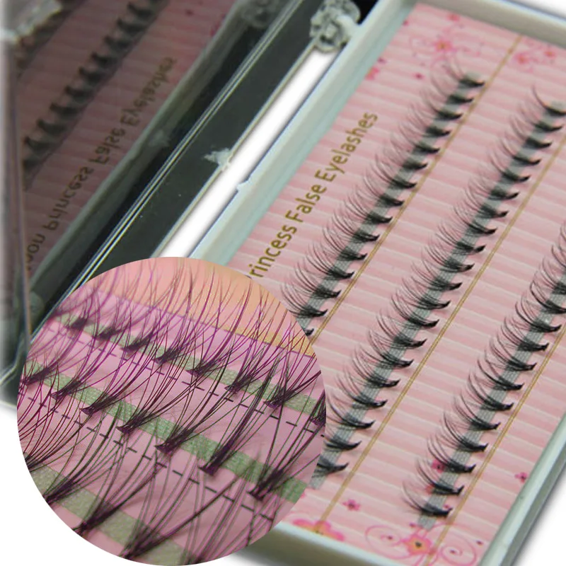 Отдельный накладной ресницы для глаз 10D волны норки C завиток 0 07 10 толщина 6 12 мм