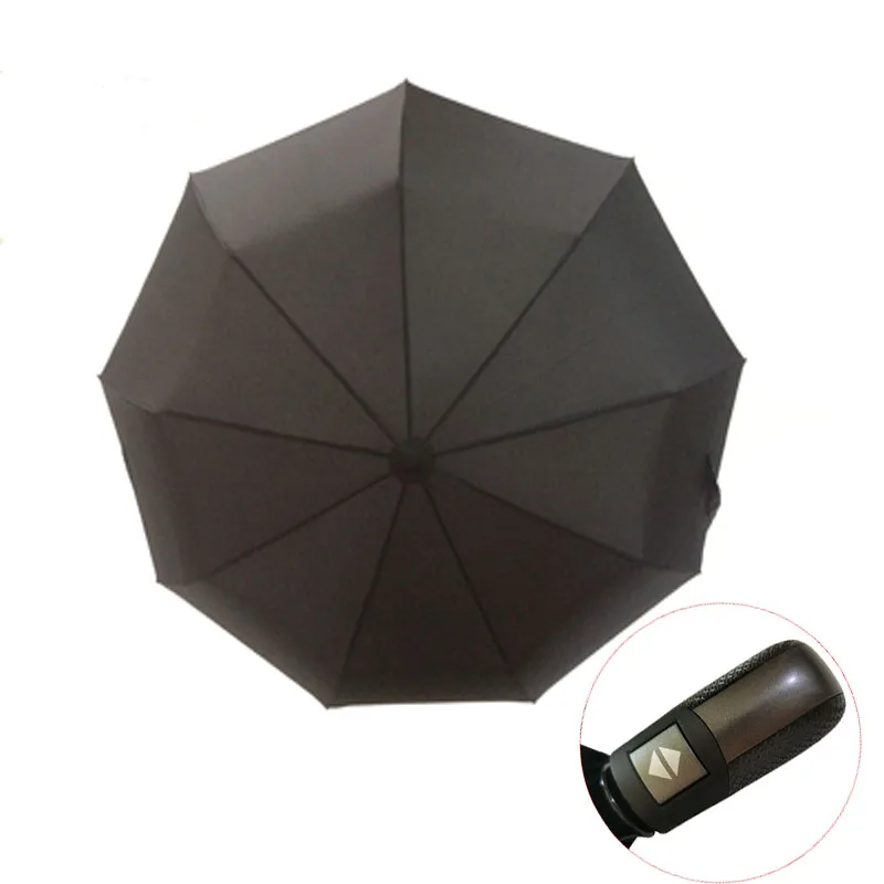 Мужской складной автоматический зонт (стальная оправа премиум класса очень