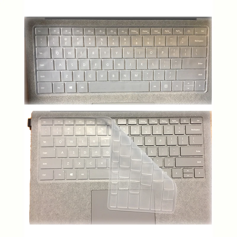 Silicone Keyboard Cover For Microsoft Surface Laptop 4 3 2 Soft Keyboard Skin Protector Film For Surface book 2  New Pro 8 7 6 5