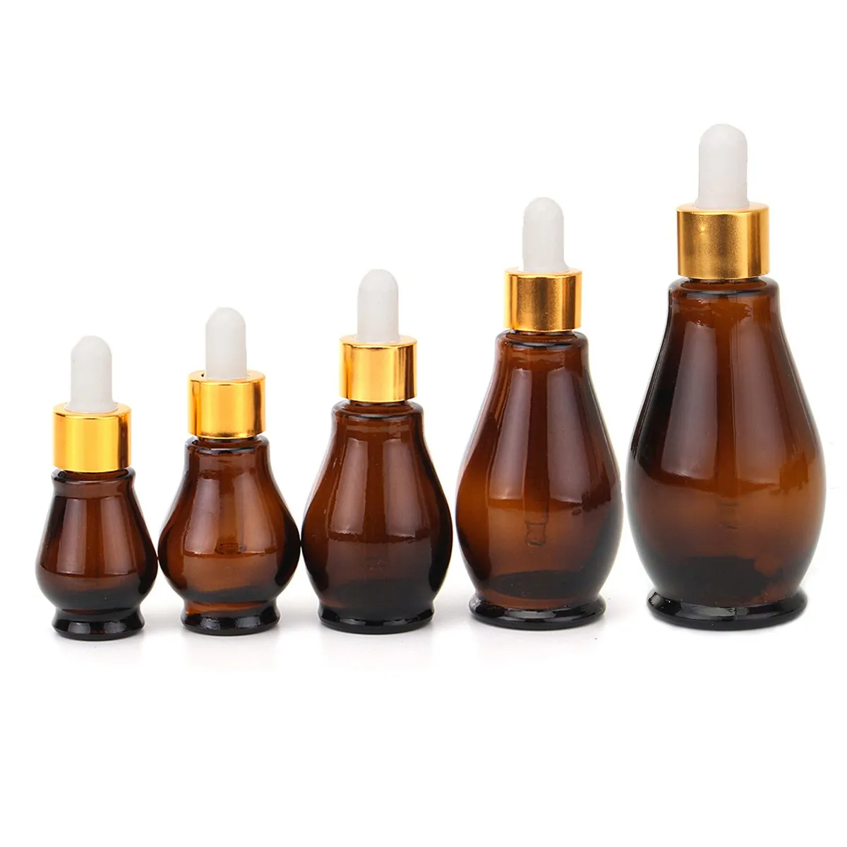 

10pcs10/20/30/50/100ml Empty Cosmetic Perfume Bottle Makeup Portable Aromatherapy Essential Oil Bottle With Glass Dropper