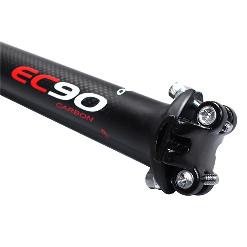 

1Pc EC90 3K Matte Full Carbon Fiber Seatpost Road Bike Seat Saddle Post Tube 400mm New