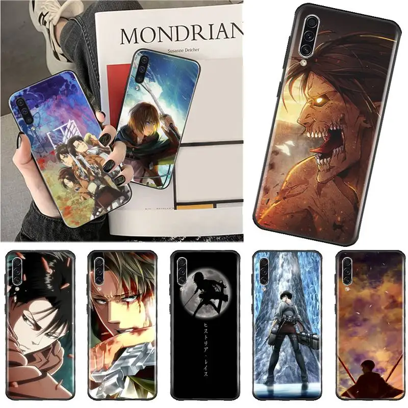

Attack on Titan Japan Amine Phone Case For Samsung Galaxy A 3 6 7 8 10 21 01 11 31 91 10S 20S 30S 50S PLUS Cover Funda Shell