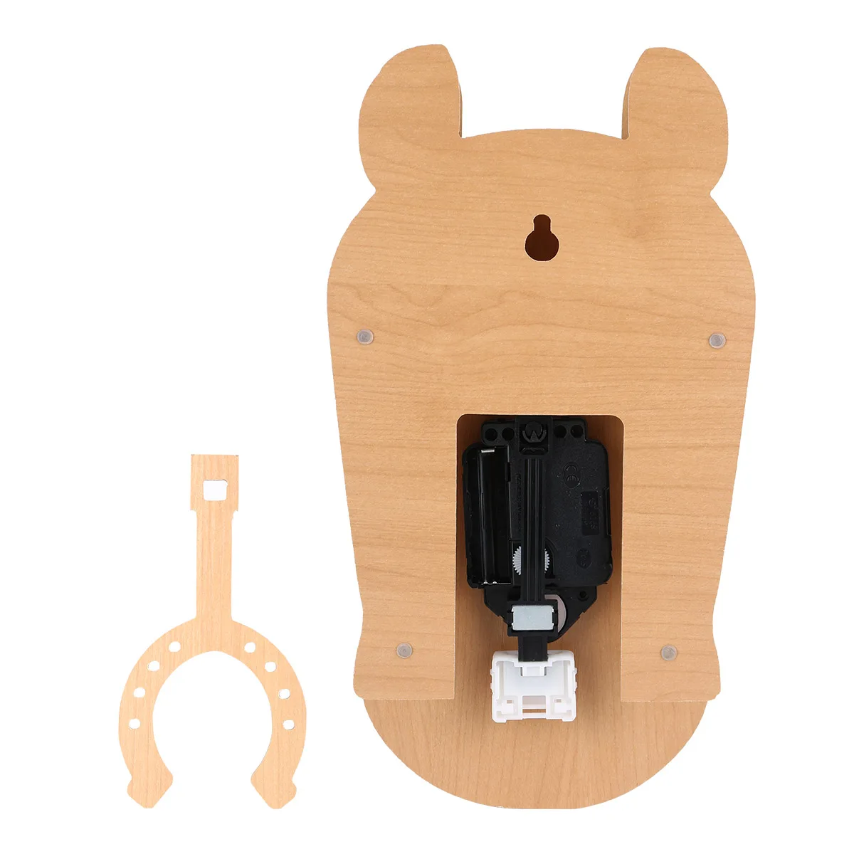 Tooarts часы с мультяшными животными качающиеся головой лошади деревянные