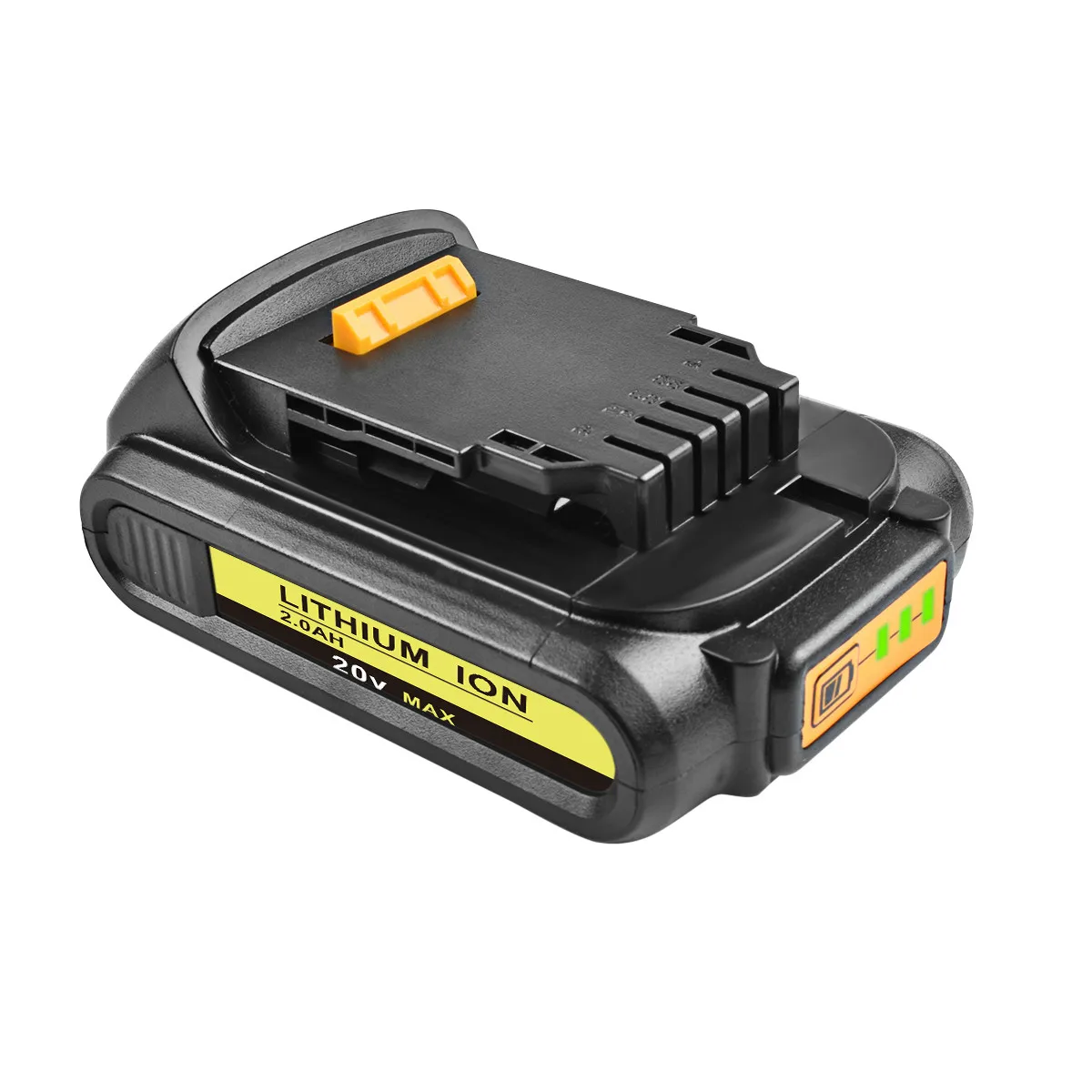 Bonadget 20V 2.0Ah для DeWalt DCB200 Перезаряжаемые Замена DCB181 DCB182 DCB204 DCB101 DCD996 DCF885 Мощность