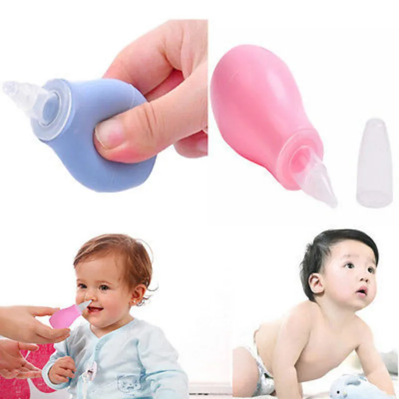 

New Baby Care Diagnostic-tool Vacuum SuckerBorn Silicone Baby Safety Nose Cleaner Vacuum Suction Children Nasal Aspirator J0513