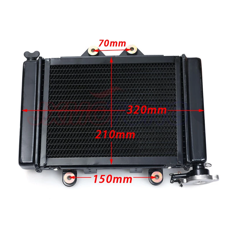 Кулер для двигателя с водяным охлаждением 150 куб. См 200 250 12 В|water cooling engine|engine