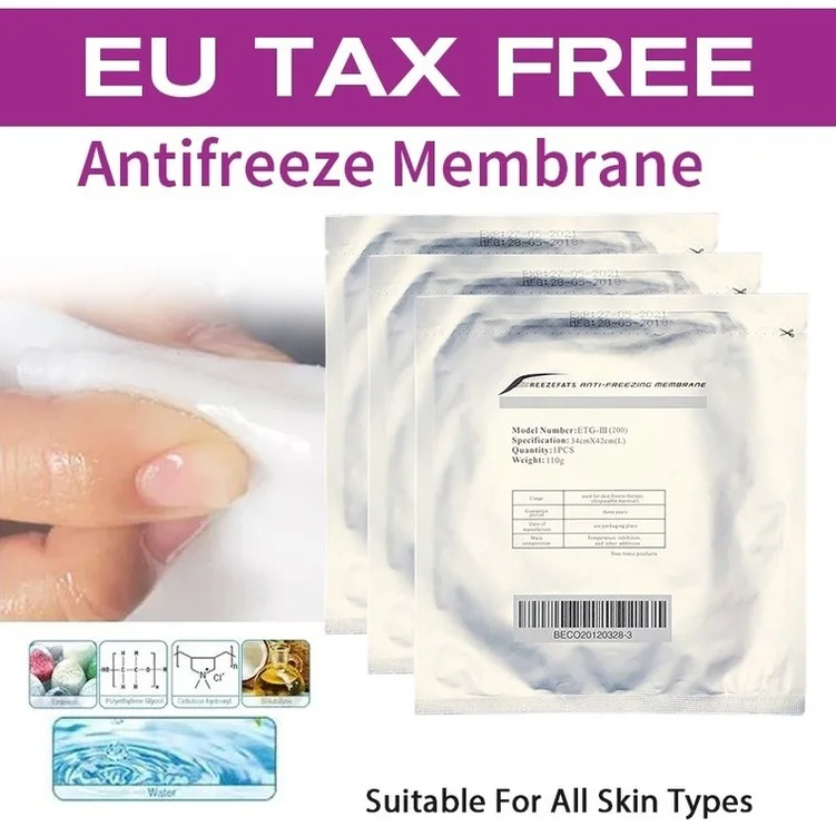 

Antifreeze Membrane 27*30Cm 34*42Cm Antifreezing Antcryo Anti Freez Membranes Cryo Cool Pad Freeze Cryotherapy Antifree
