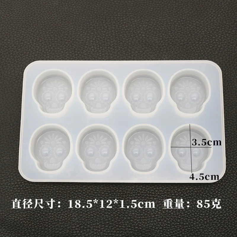 Не такая длинная прозрачная эпоксидная форма сделай сам в виде черепа зеркальная