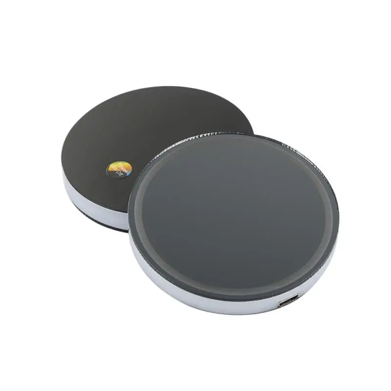 

2 Pcs Colorful LED Car Cup Holder Bottom Pad Mat Ornament Lamp Coaster RGB Light Luminous Car Interior Glow Coaster USB Charging