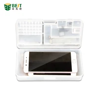 2pcs portable jewelry mobile phone repair hand tool set container ring electronic parts screw beads component storage box