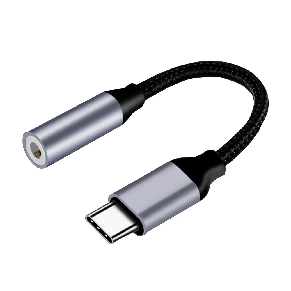 Type c до 3,5 мм разъем для наушников USB C до 3,5 мм AUX Наушники Адаптер для Xiaomi Mi 6 8 9 SE huawei mate 20 P30 pro аудио кабель