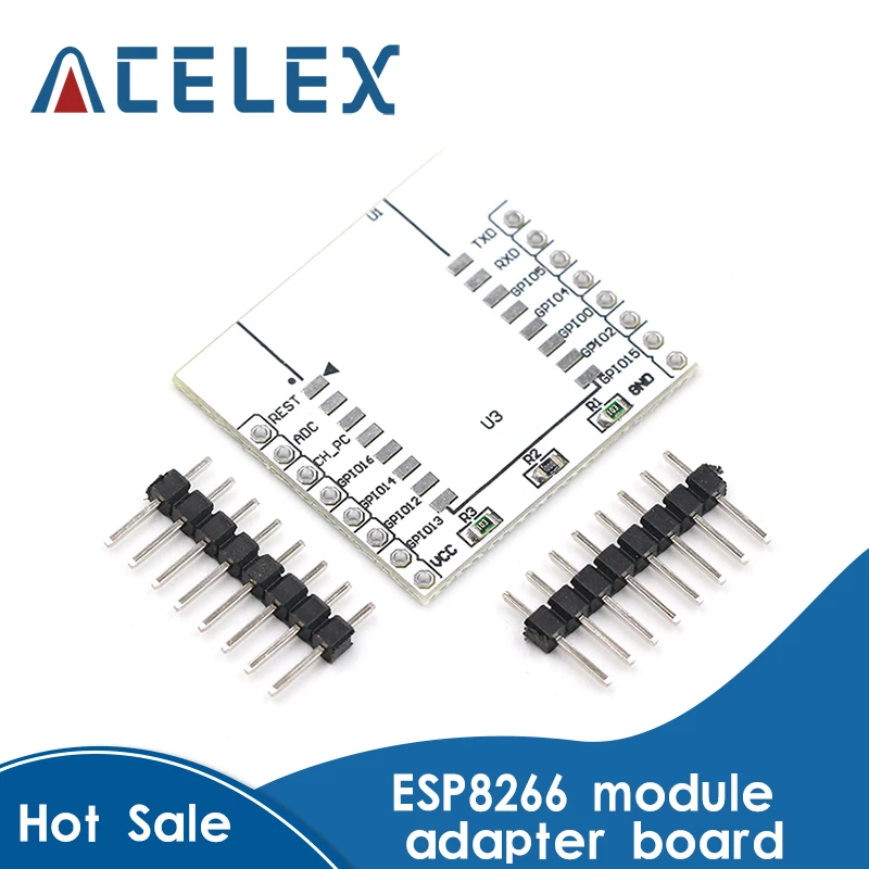 

ESP8266 серийный WIFI модуль адаптер пластина применяется к ESP-07, ESP-08, ESP-12