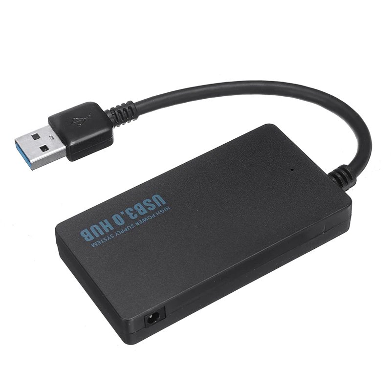 Супер Скорость 4 Порты USB 3 0 концентратор разветвитель адаптер расширения для