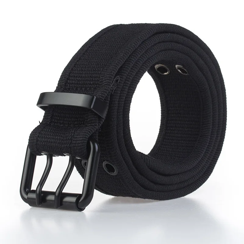 

10 Colors Army Belt Combat Waist Belt Black For Jeans Elastic Nylon Tactical Belt Metal Buckle Canvas Belts Brand Men Belt Gift