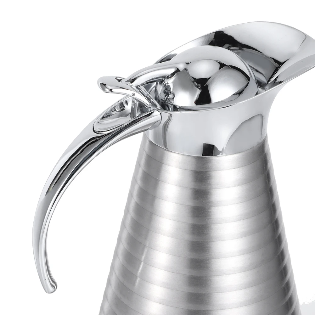 2 л нержавеющая сталь двухуровневый вакуумный кувшин Термоизолированный чайник