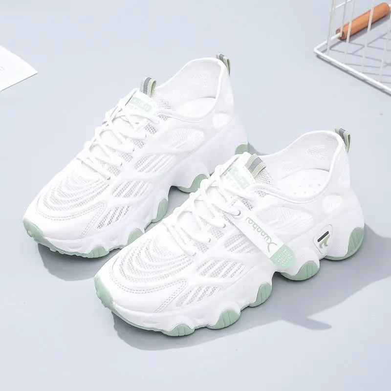 

Women's shoes 2021 summer new hollow breathable sports shoes mesh surface